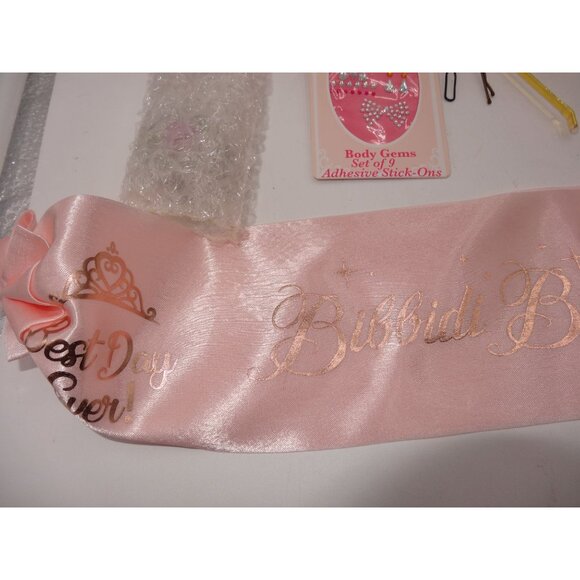 Disney Parks Bibbidi Bobbidi Boutique Drawstring Backpack Bag & Disney Tote Set - Picture 14 of 16